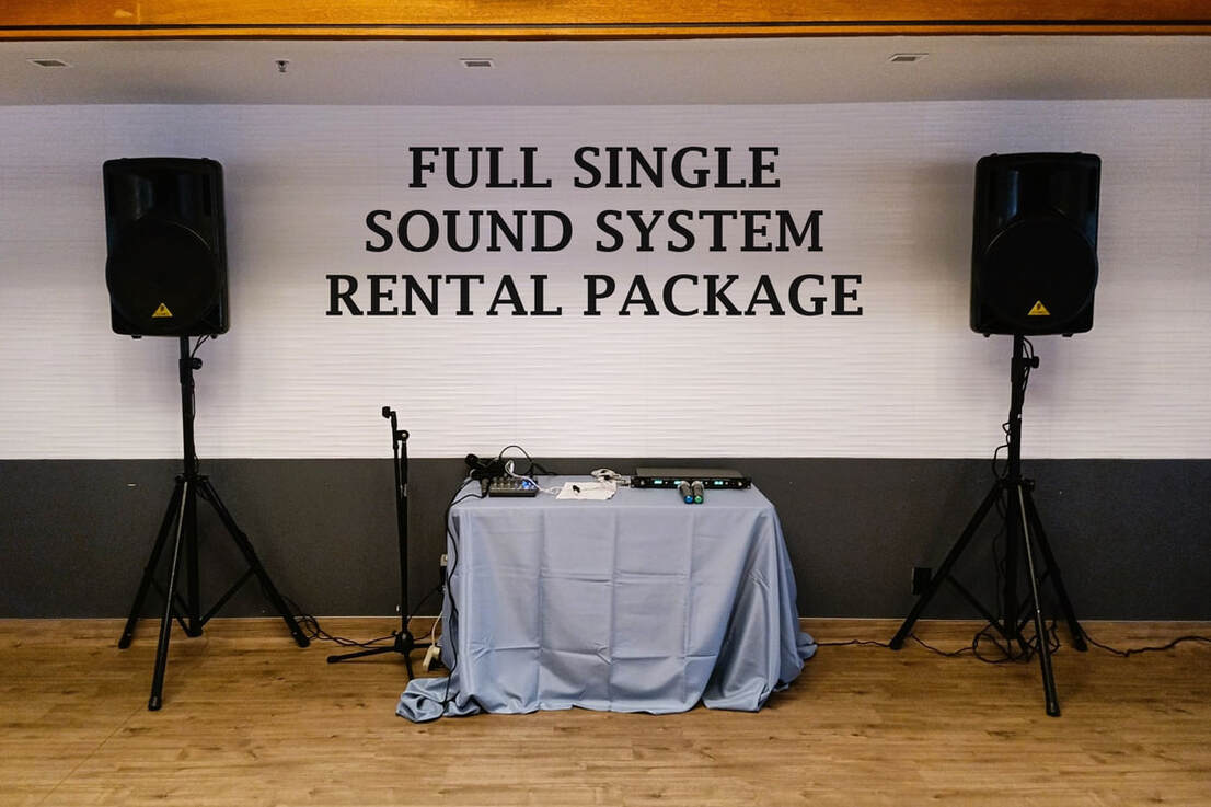 Single Sound System Rental Package